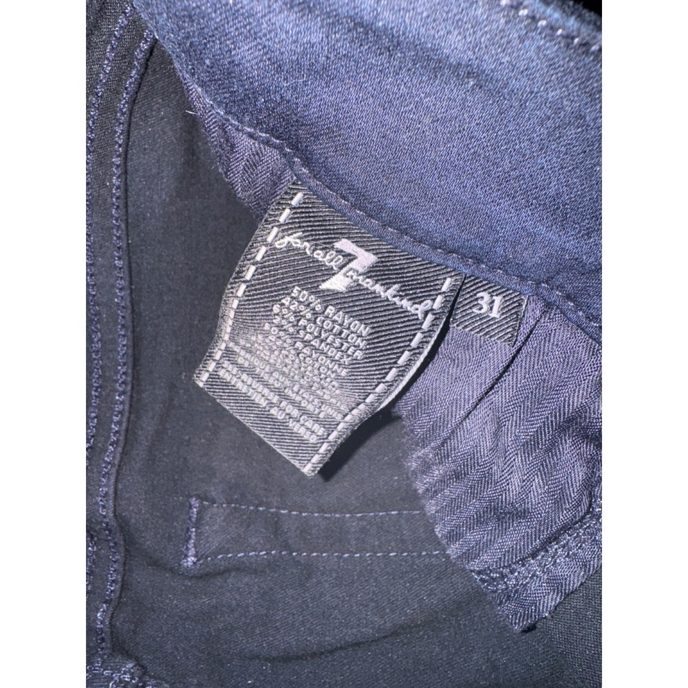 7 For All‎ Mankind Kimmie Bootcut Dark Wash Jeans Size 31 Denim - Picture 5 of 8